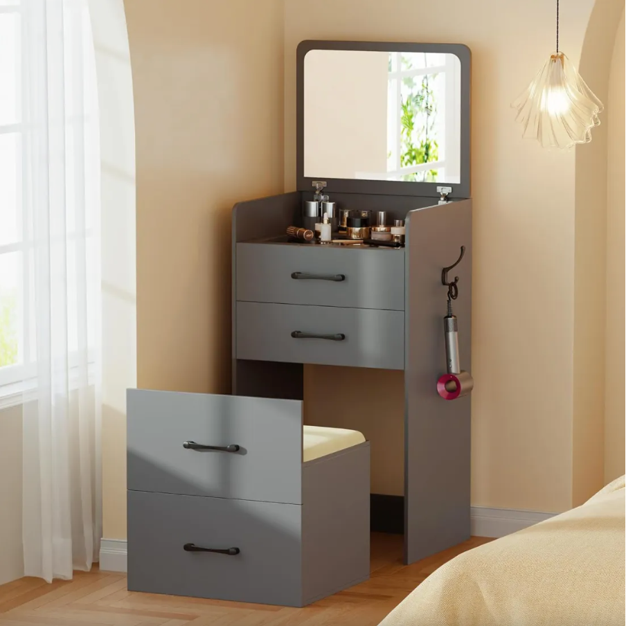 Premium Foldable Mirror Vanity Table